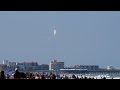 SpaceX Falcon 9 Rocket B1062 Nilesat 301 Launch From Cocoa Beach in 4k