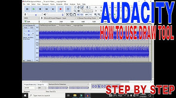 ✅  How To Use Draw Tool In Audacity  🔴