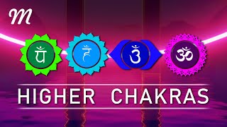 Higher Chakras △ Heart/Throat/Third Eye/Crown △ Deep Meditation And Rebalancing