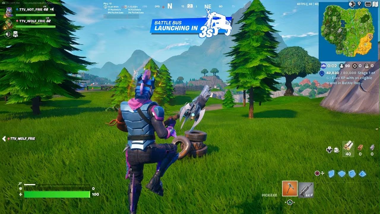 FORTNITE OG getting a win landing at every location | paradise palms