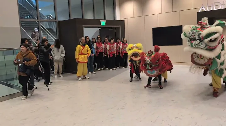 3.1.25 Chinatown Community  Open House at Joiash Quincy Upper School  Lion Dance ​⁠