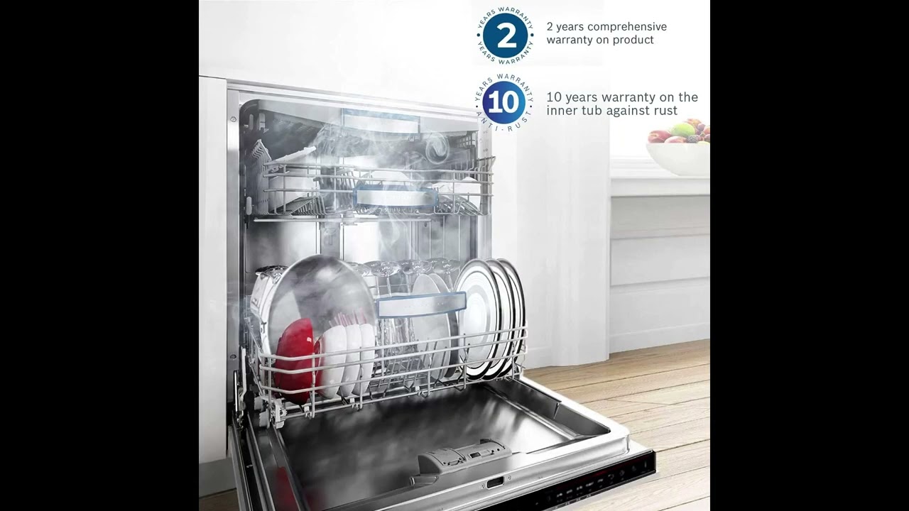 Bosch 13 Place Settings Dishwasher (SMS66GW01I, White) Review and Features