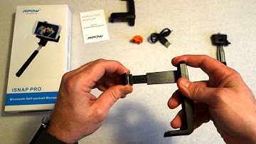 Mpow iSnap Pro Bluetooth Self Portrait Monopod Selfie Stick Hands-On