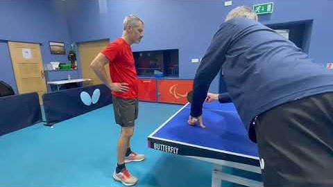 forehand loops with movement with Mark Mitchell