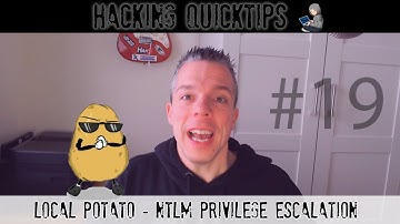Hacking QuickTip 19 - LocalPotato -NTLM Privilege Escalation