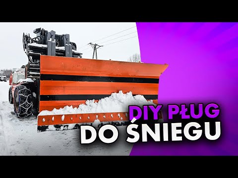 Pług do śniegu do wózka widłowego