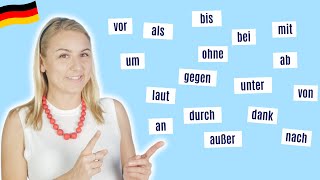 Deutsch lernen: Diese Präpositionen brauchst du! A2-B2