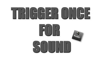 HOW TO  TRIGGER ONCE FOR A SOUND IN GDEVELOP (smoother sound )