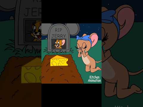 Jerry became a zombie-glitch / Tom and Jerry (Animation) #shorts