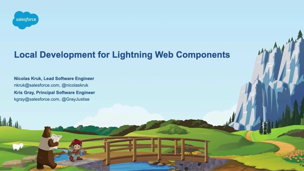 Local Development for Lightning Web Components - YouTube