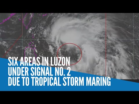 Six areas in Luzon under Signal No. 2 due to Tropical Storm Maring