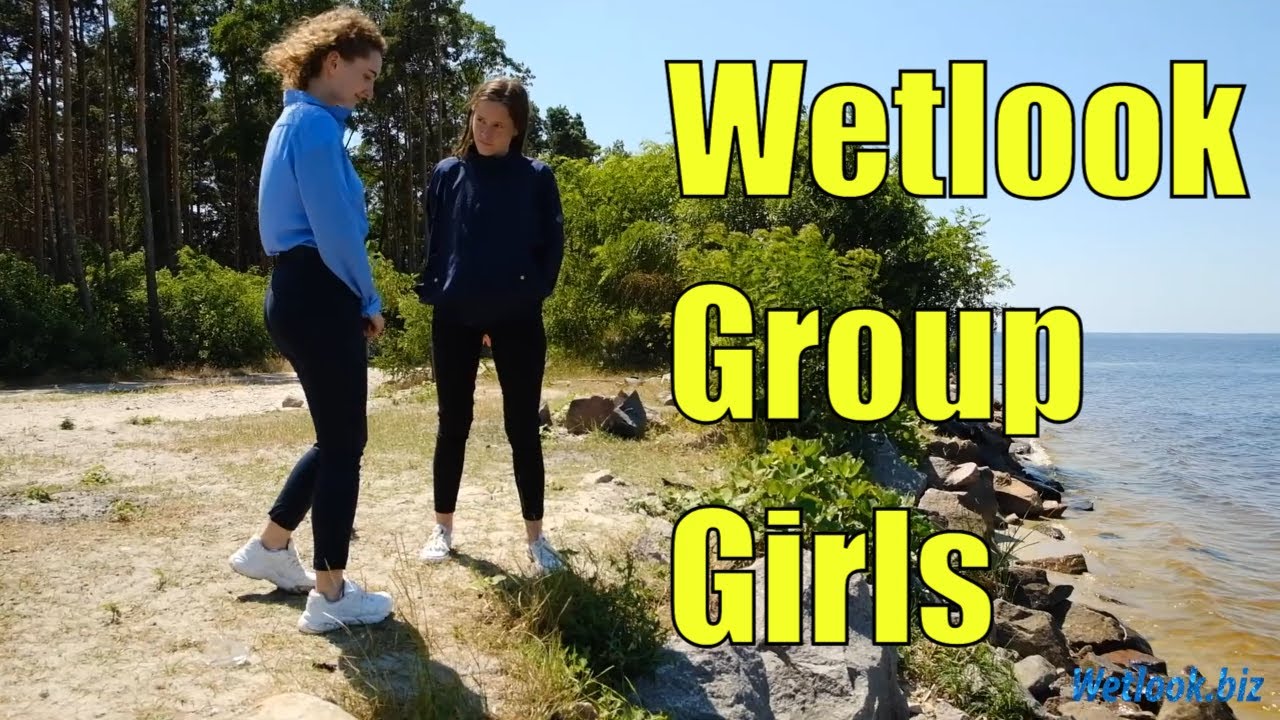 ⁣Wetlook group girls | Wetlook girls swim together dressed | Wetlook Jeans