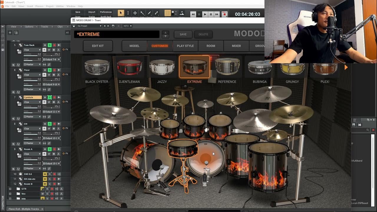 Review & Cobacoba Vsti MODO DRUMS YouTube