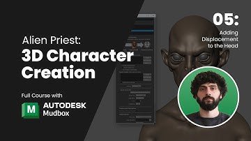 Alien Priest: 3D Character Creation – Part 5: Adding Displacement to the Head