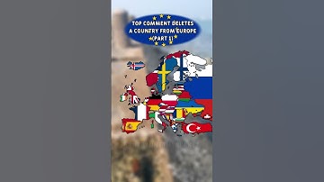 top comment deletes a country from the map part 1 #europe #mapping #map #geography