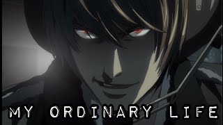 Death Note Amv- My Ordinary Life The Living Tombstone