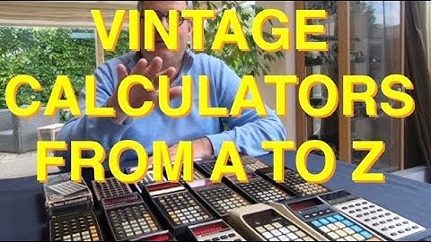 Early LED calculators overview, vintage calculators from the seventies - Erix Collectables #75
