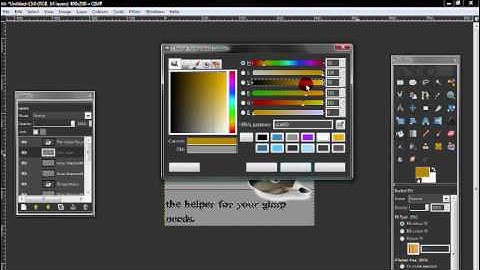 How to make a simple but pretty effective signature using GIMP