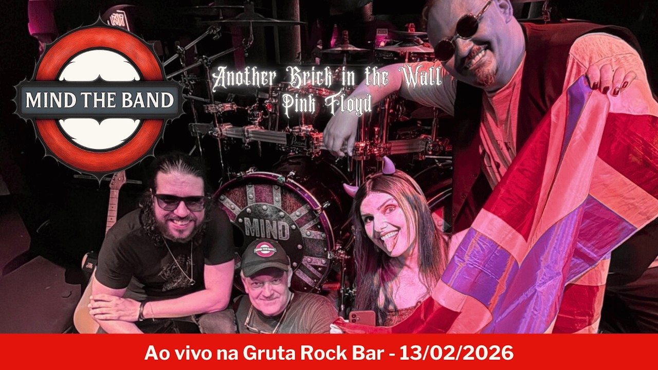 Another Brick in the Wall (Pink Floyd) - Cover ao vivo | MIND THE BAND (Gruta Rock Bar, 13/02/2026)
