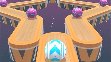 Sky Rolling Ball 3D All Leves Gameplay Android Part 1165