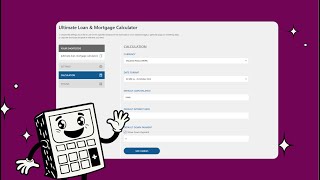 Ultimate Loan Mortgage Calculator - Quick Demonstration Of All Features