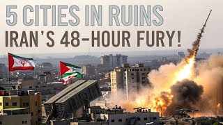 Israel Shattered: Iran’s Massive Missile Barrage Turns Cities Into Warzones🔥