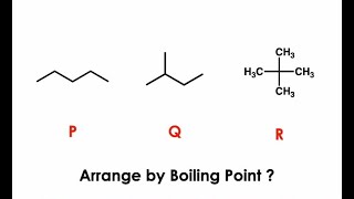 Boiling Point | Alkane | Branching | Organic Chemistry |. Problem | Question | Solved | Solution