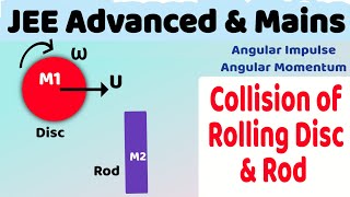 Celebrity 32) ANGULAR IMPULSE | A disc of mass m & radius r is in pure rolling on a smooth horizontal surface Wealth
