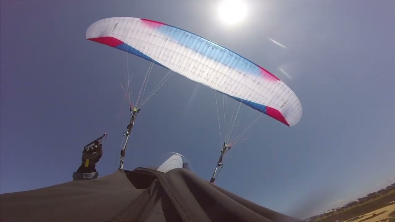 Old Guy Paragliding-Advance Theta ULW with Lightness 3 Harness