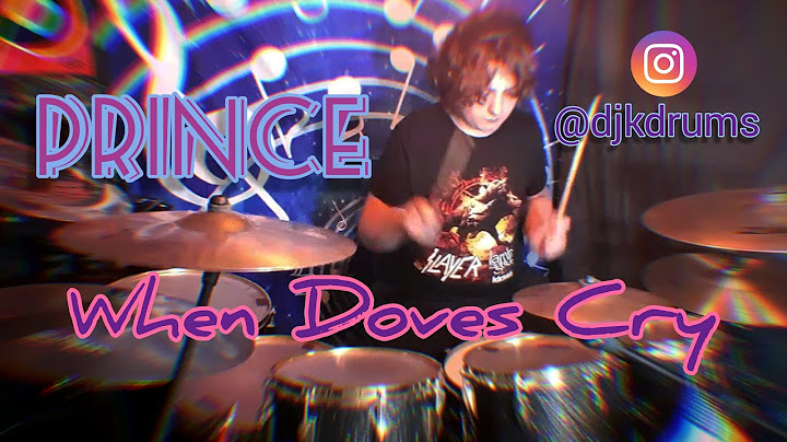 When Doves Cry Drum Cover version - Drum Cover performance video thumbnail
