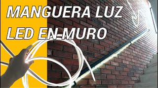 LUZ LED EN MURO COMO HACERLO