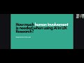 Leveraging AI for UX Research