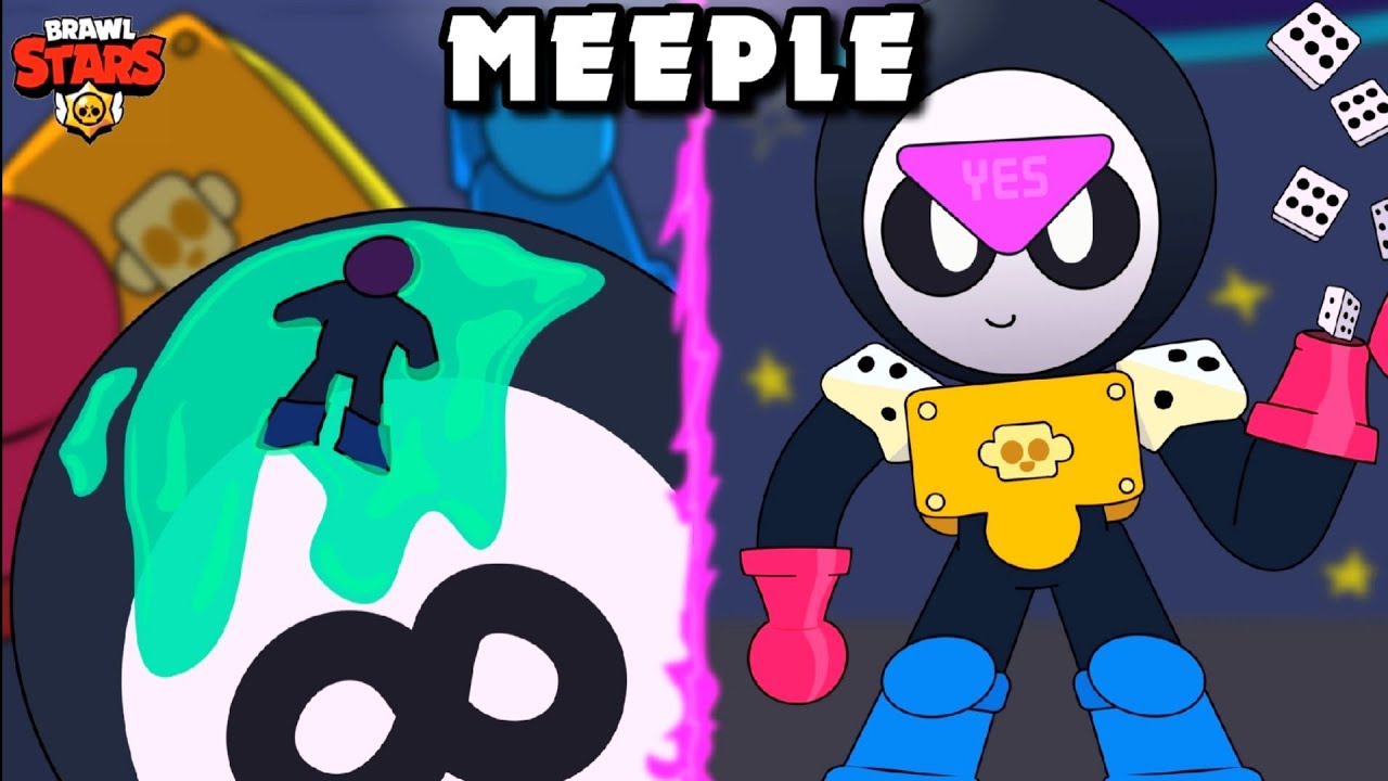 ИСТОРИЯ ПРОИСХОЖДЕНИЯ MEEPLE - Анимация Brawl Stars