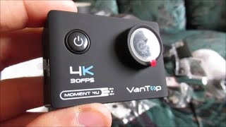 VanTop Moment 4U Action Camera - Unboxing and Video Test screenshot 1