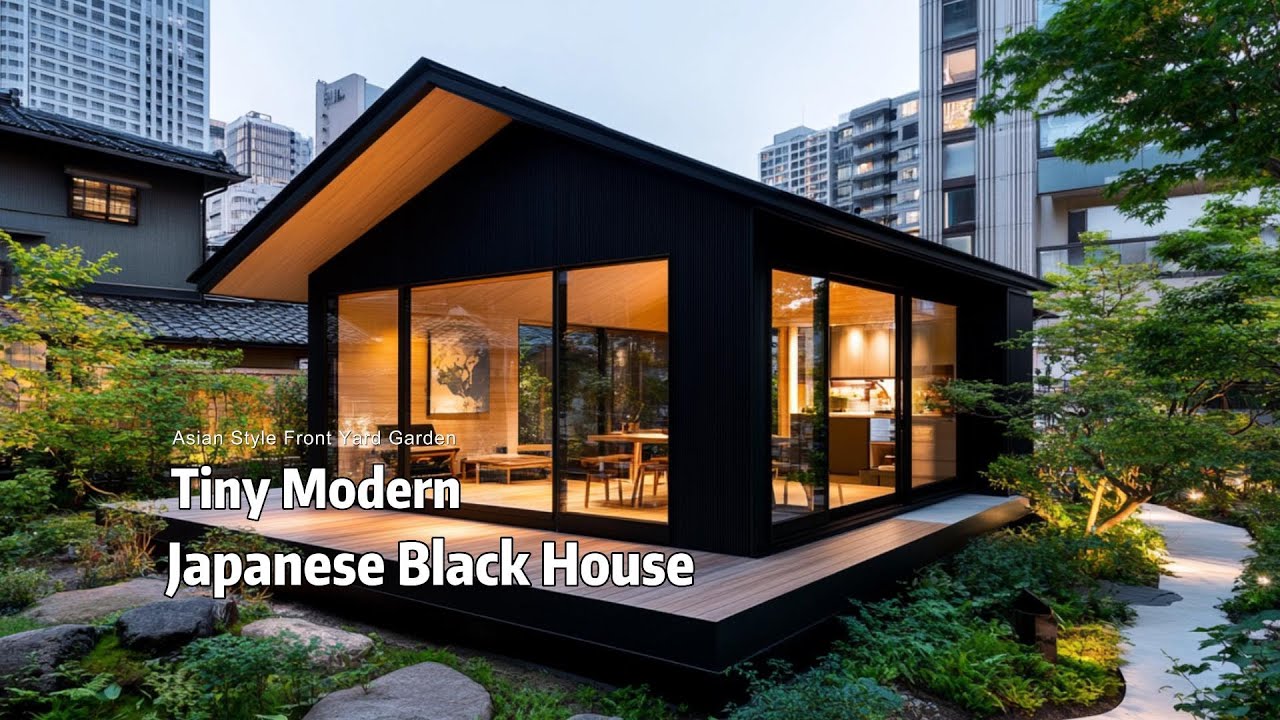 Tiny Modern Japanese Black House: A Breathtaking Blend of Elegance and ...