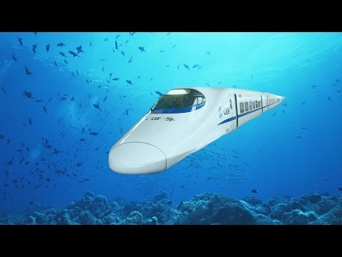 The bullet train will run under the sea! - World Amazing Event