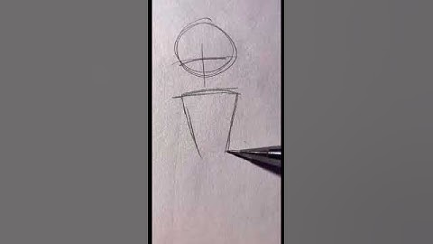 How to draw a body? Easy girl body drawing 🧍‍♀️