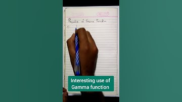 interesting use of gamma function #shorts