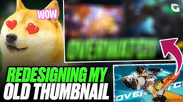 Recreating My Old Design After 2 Years | Overwatch Thumbnail
