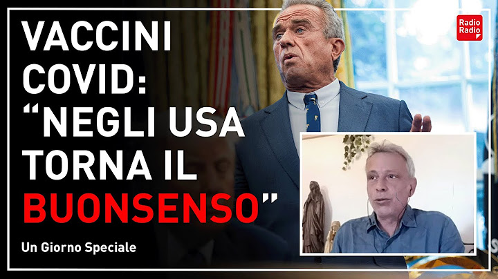 UFFICIALE USA: KENNEDY CANCELLA IL VACCINO COVID PER I BAMBINI: "TORNA LA SCIENZA FONDATA" | Frajese