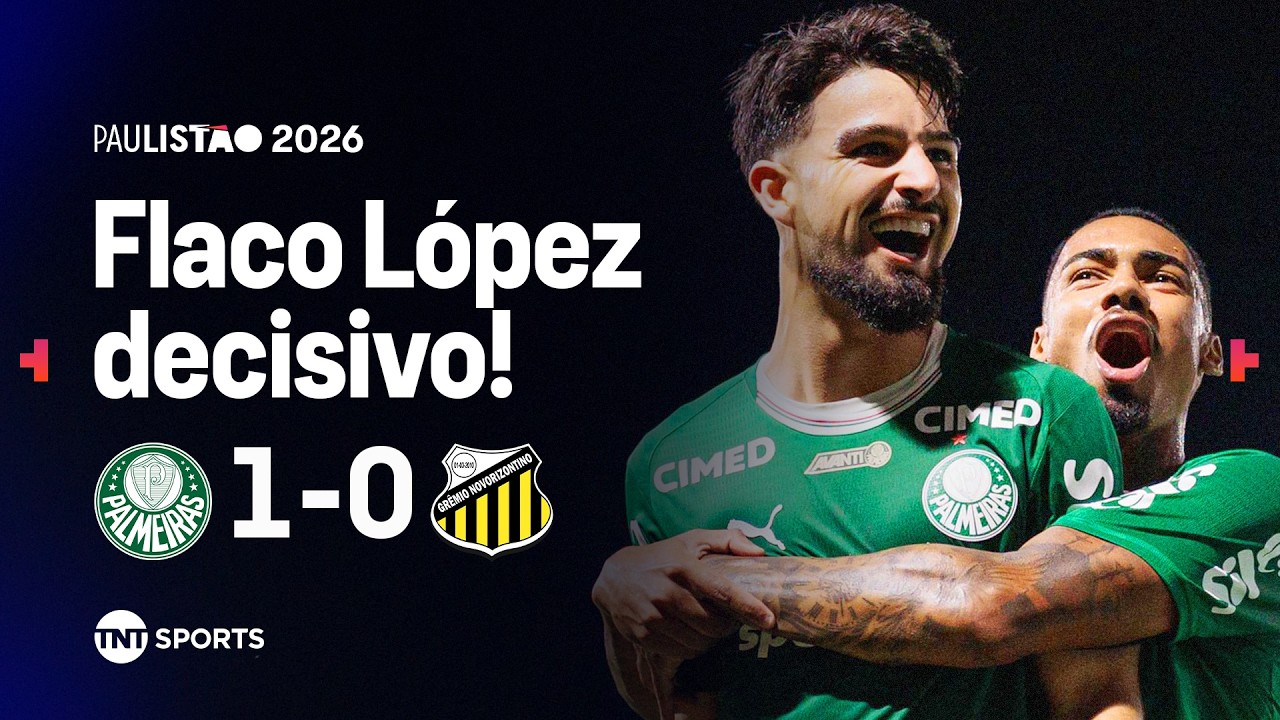 PALMEIRAS 1X0 NOVORIZONTINO | MELHORES MOMENTOS | PAULISTÃO 2026
