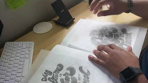 Benefits of Using Tracing Paper for Lettering (Wish I would