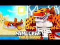 I Survived 100 Days as a TIGER SHARK in HARDCORE Minecraft!