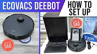 ECOVACS DEEBOT T30S Robot Vacuum & Mop UNBOXING & How to SET UP