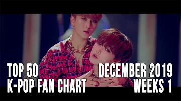 Top 50 K-Pop Songs Chart - December 2019 Week 1 Fan Chart