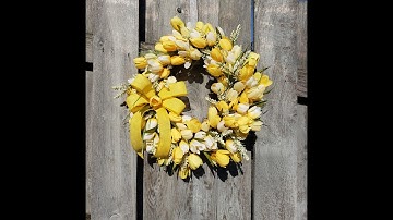 Grapevine Tulip Wreath