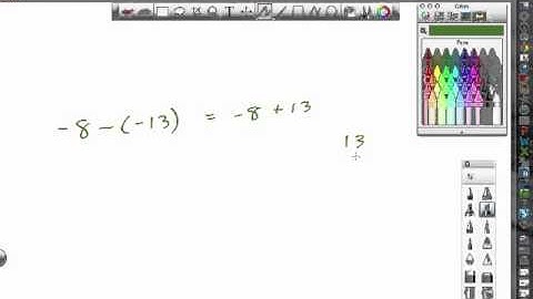 7th Ch 1.3 Subtracting Integers