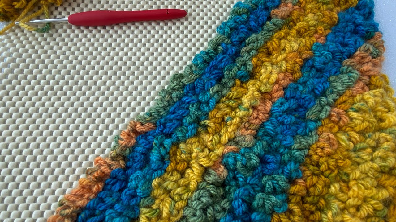 TIĞ İŞİ ÇOK KOLAY KAYMAYAN PASPAS YAPIMI/Making a non-slip mat that is very easy to knit
