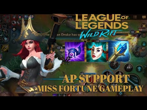 Miss Fortune AP Support | Wild Rift Gameplay