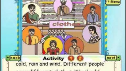 Learn Evs - Class 1 - Our Clothes - Animation